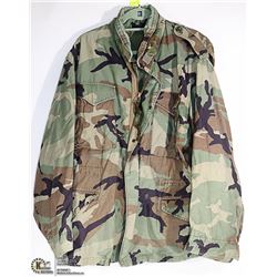VINTAGE MILITARY CAMOFLAUGE LINED FIELD