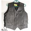 Image 1 : SOFARI COLLECTIONS LEATHER VEST - SIZE 42 -