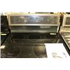 Image 3 : GE PROFILE 30" BLK/GREY CERAMIC TOP STOVE