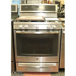 GE PROFILE S/S GAS TOP CONVECTION RANGE