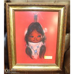 GERDA CHRISTOFFERSEN NATIVE PRINT 22" X 13"