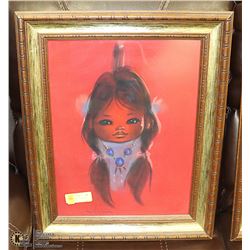 GERDA CHRISTOFFERSEN NATIVE PRINT 22" X 13"