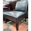 Image 2 : BLACK LEATHER SIDE CHAIR