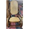 Image 1 : WICKER/WOODEN ROCKING CHAIR