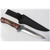 Image 2 : NEW 6" STAINLESS STEEL SURVIVAL KNIFE W/ SHEATH
