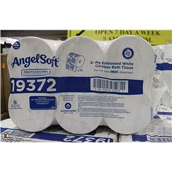 PACK OF 18 ROLLS ANGEL SOFT 2 PLY BATHROOM TISSUE