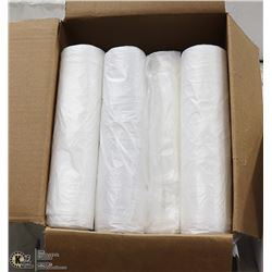 CASE OF 43" X 48" CLEAR FOOD GRADE BAGS