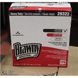 CASE OF BRAWNY INDUSTRIAL HEAVY DUTY SHOP TOWELS