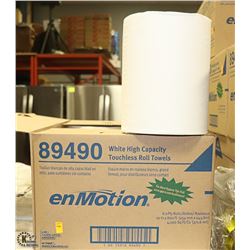CASE OF 6 ENMOTION HIGH CAPACITY TOUCHLESS ROLL
