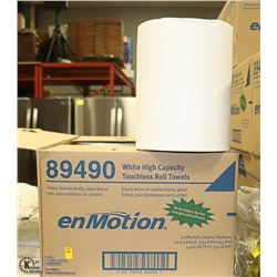 CASE OF 6 ENMOTION HIGH CAPACITY TOUCHLESS ROLL