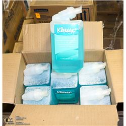CASE WITH SIX 1 LITRE BOTTLES OF KLEENEX BRAND
