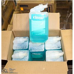 CASE WITH SIX 1 LITRE BOTTLES OF KLEENEX BRAND