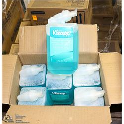 CASE WITH SIX 1 LITRE BOTTLES OF KLEENEX BRAND