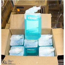 CASE WITH SIX 1 LITRE BOTTLES OF KLEENEX BRAND