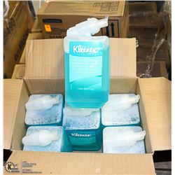 CASE WITH SIX 1 LITRE BOTTLES OF KLEENEX BRAND