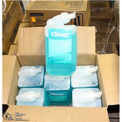 CASE WITH SIX 1 LITRE BOTTLES OF KLEENEX BRAND