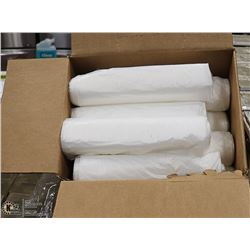 CASE OF 42" X 48" CLEAR FOOD GRADE GARBAGE BAGS