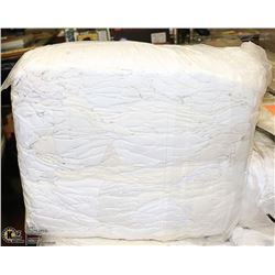25LB BAG OF WHITE PREFILL RAGS