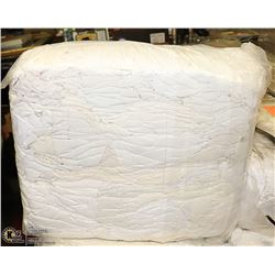 25LB BAG OF WHITE PREFILL RAGS
