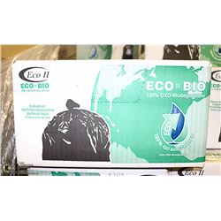 CASE OF 200 - 35" X 48" REGULAR BLACK GARBAGE BAGS