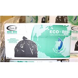 CASE OF 200 - 35" X 48" REGULAR BLACK GARBAGE BAGS