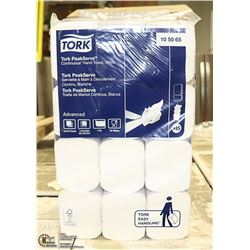 PACK OF 12 TORK BRAND CONTINUIOUS HAND TOWELS