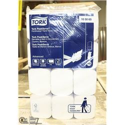 PACK OF 12 TORK BRAND CONTINUIOUS HAND TOWELS