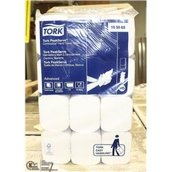PACK OF 12 TORK BRAND CONTINUIOUS HAND TOWELS