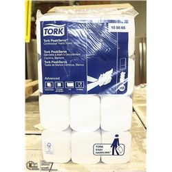 PACK OF 12 TORK BRAND CONTINUIOUS HAND TOWELS