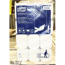 PACK OF 12 TORK BRAND CONTINUIOUS HAND TOWELS