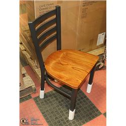 NEW MODEL #25183 BLACK METAL CAFE CHAIR