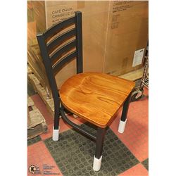 NEW MODEL #25183 BLACK METAL CAFE CHAIR
