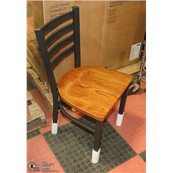 NEW MODEL #25183 BLACK METAL CAFE CHAIR