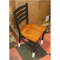 NEW MODEL #25183 BLACK METAL CAFE CHAIR