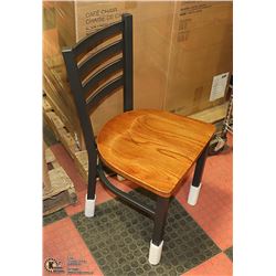 NEW MODEL #25183 BLACK METAL CAFE CHAIR