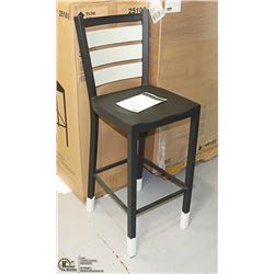 NEW MODEL #25189 BLACK METAL BISTRO BAR STOOL