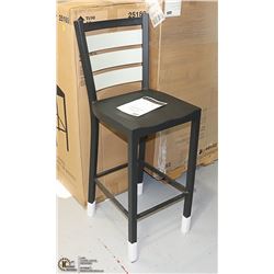 NEW MODEL #25189 BLACK METAL BISTRO BAR STOOL