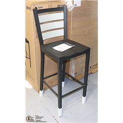 NEW MODEL #25189 BLACK METAL BISTRO BAR STOOL
