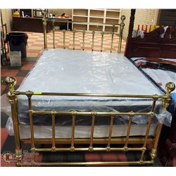 QUEEN SIZE BRASS BED FRAME