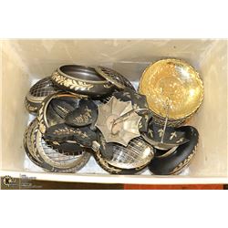 INSENCE BURNERS WITH BRASS ASHTRAYS