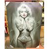 Image 1 : NEW TATTOOED MARILYN MONROE STYLE LADY CANVAS ART