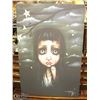 Image 1 : ANGELINA WRONA BIG EYES CANVAS WALL ART
