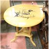 Image 1 : DUCK UNLIMITED ROUND TABLE OAK