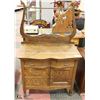Image 1 : ANTIQUE SOLID WOOD CRAFTSMAN VANITY