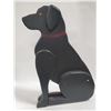 Image 1 : WOOD DOG STATUE 17 X 27