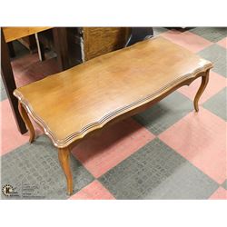 VINTAGE SOLID WOOD COFFEE TABLE