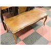 Image 1 : VINTAGE SOLID WOOD COFFEE TABLE