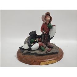 "CAN WE GO" DUCKS UNLIMITED SCULPTURE