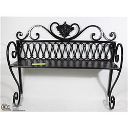 SOLID METAL FOLDING SHELF