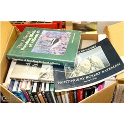 BOX OF ART BOOKS